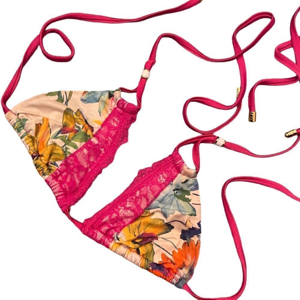 Beach Bunny Floral Paradise Bikini Top